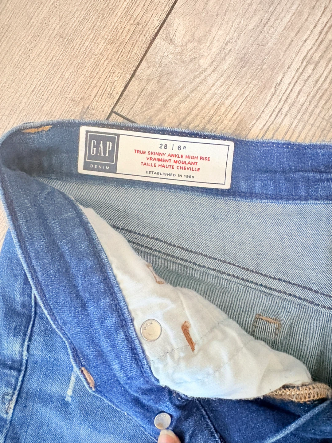 GAP True Skinny Ankle High Rise Jeans - photo 4