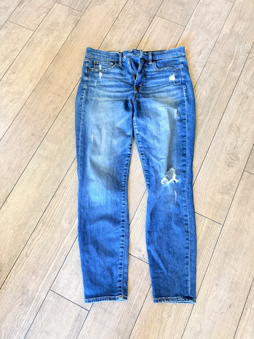 GAP True Skinny Ankle High Rise Jeans