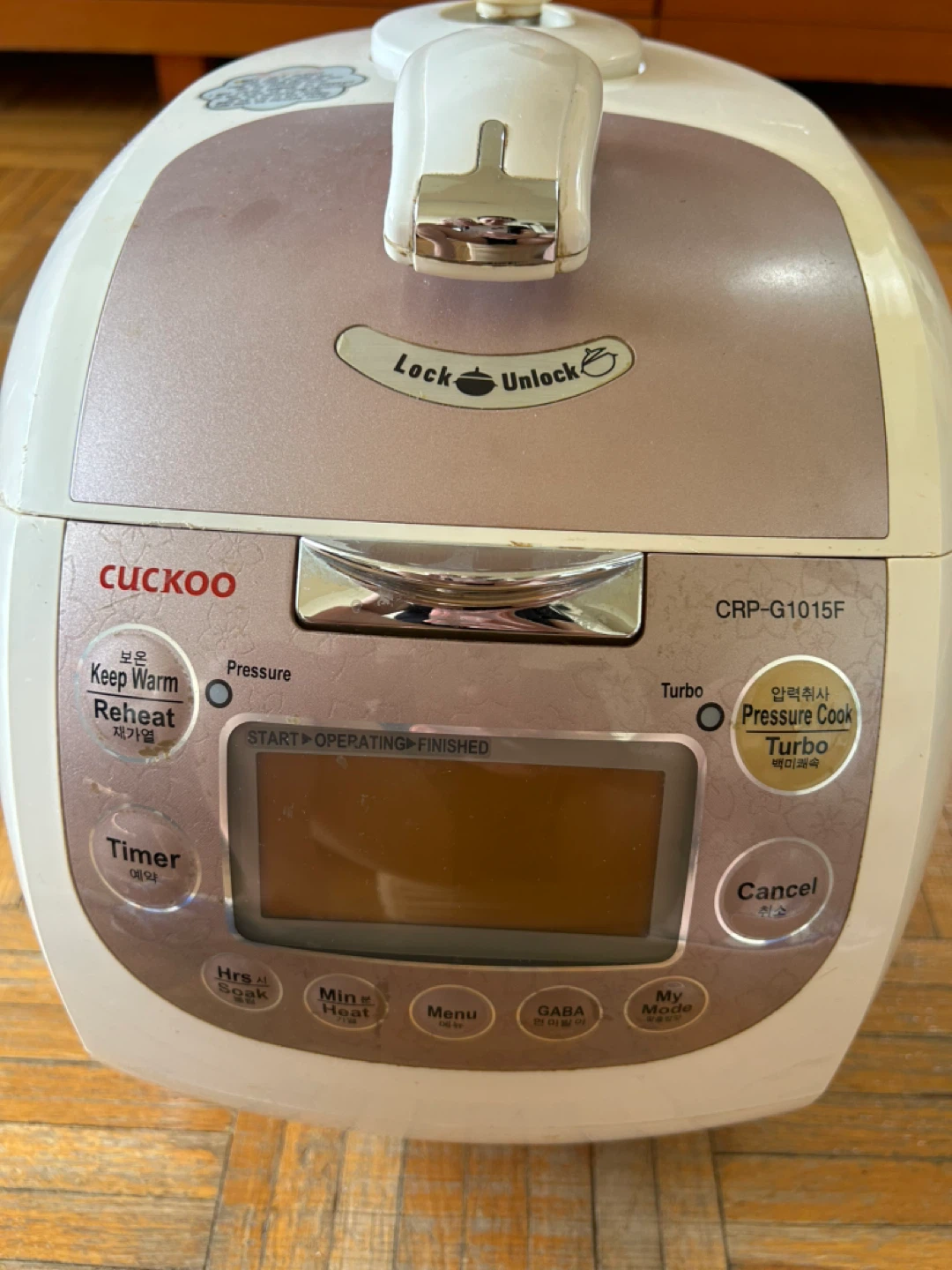 CUCKOO CRP-G1015F Electric Pressure Rice Cooker-Warmer 1.08L - photo 4