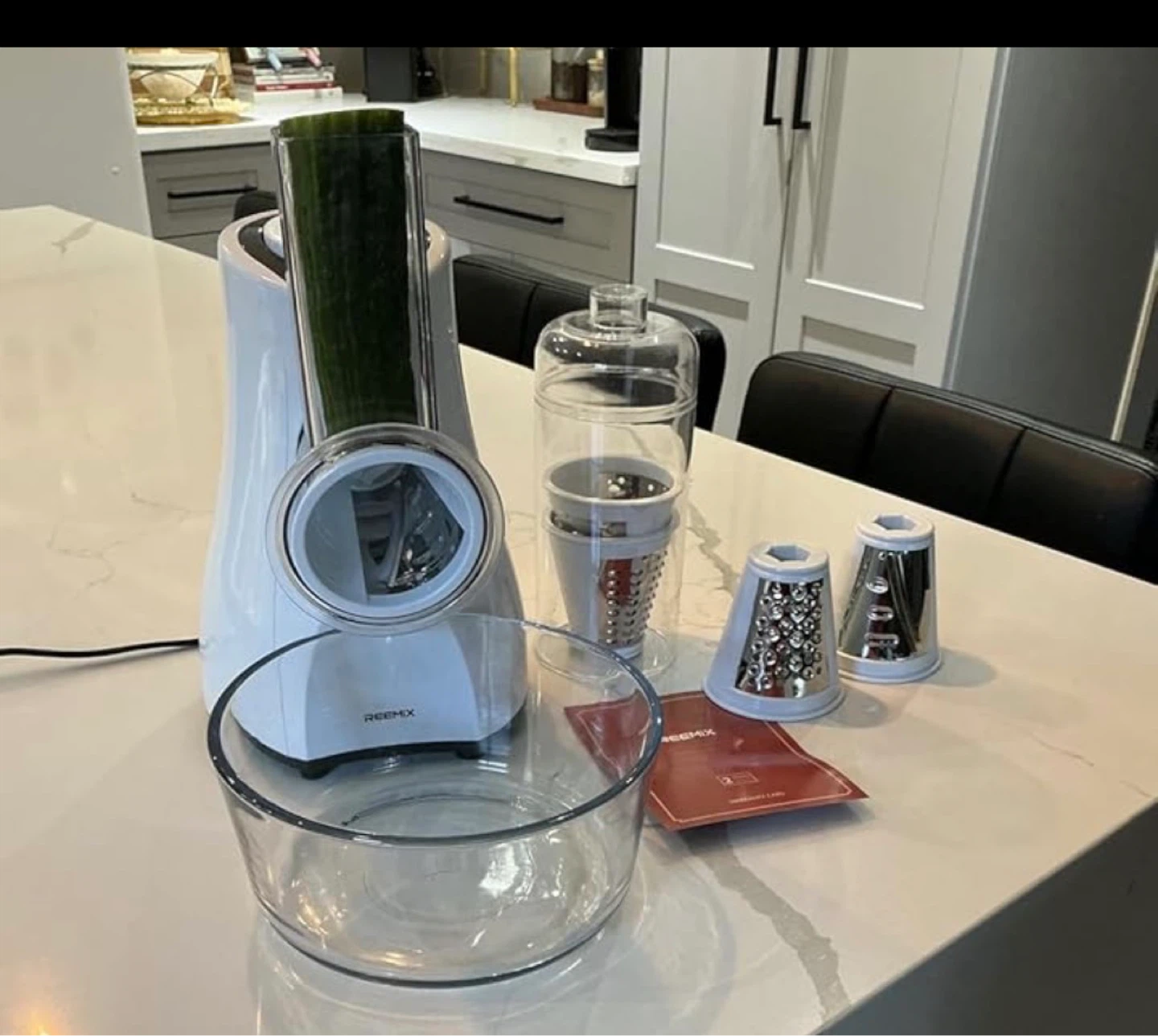 Reemix 5 Multi Blade Cheese Shredder & Salad Maker - photo 2