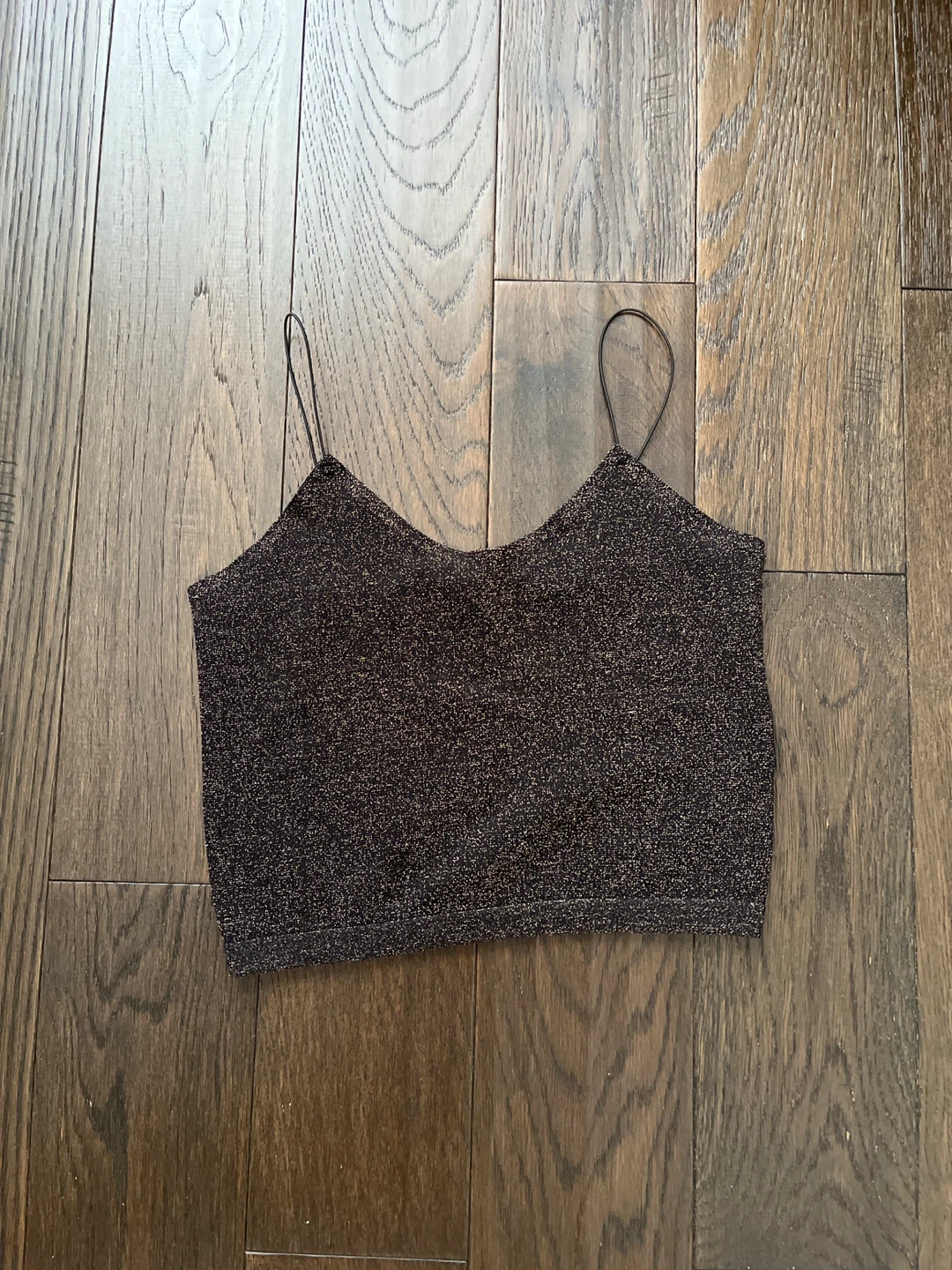 Dynamite Black Sparkle Camisole - Size M