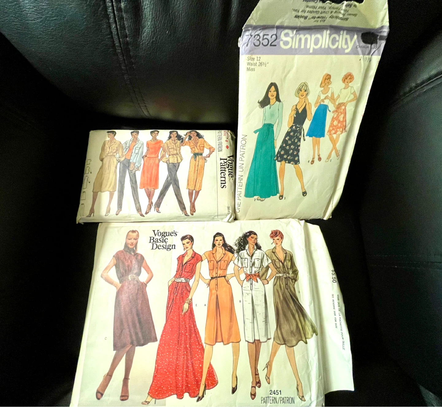 Vintage Uncut Simplicity & Vogue Sewing Patterns