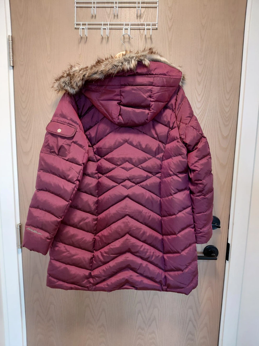Eddie Bauer Women's Down Parka - XL - Burgundy - photo 2