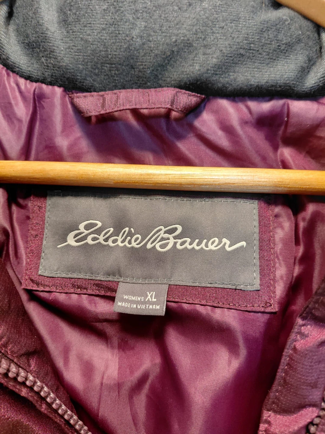 Eddie Bauer Women's Down Parka - XL - Burgundy - photo 3