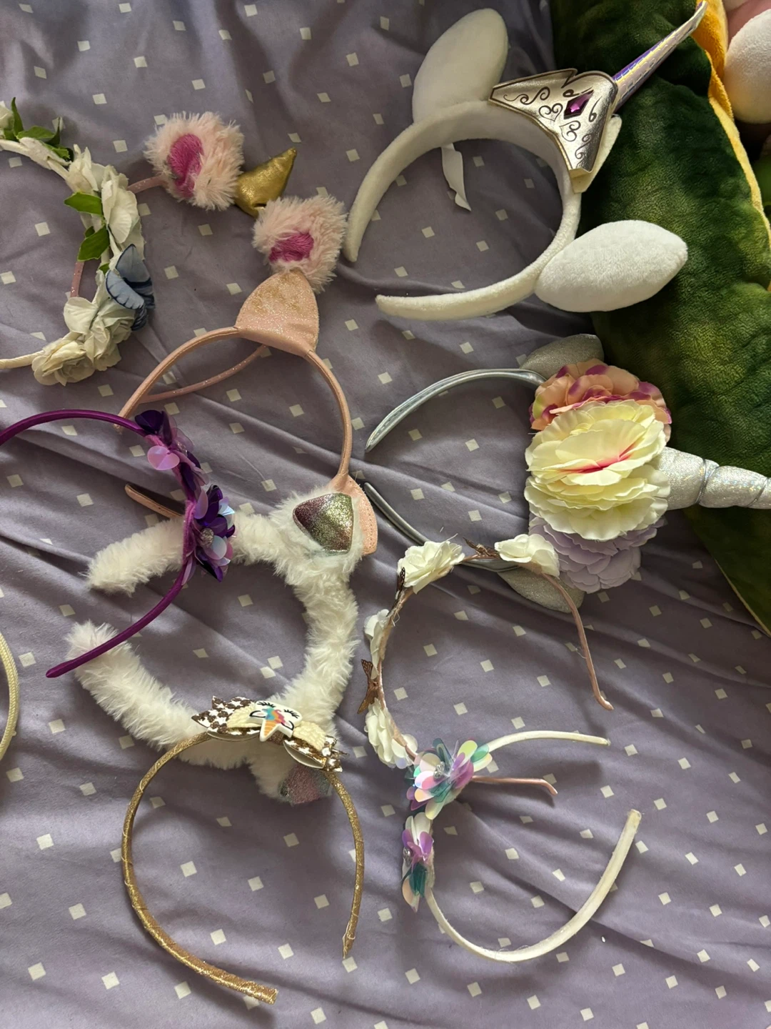 Assorted Headbands - Unicorn, Cat Ears & Floral Styles - photo 3