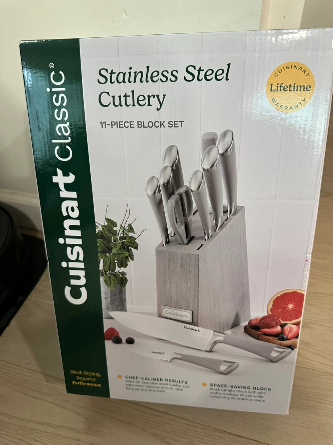Cuisinart Classic Stainless Steel Cutlery 11-Piece Block Set