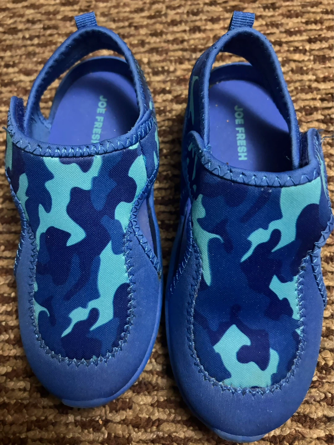 Joe Fresh Blue Camo Water Shoes