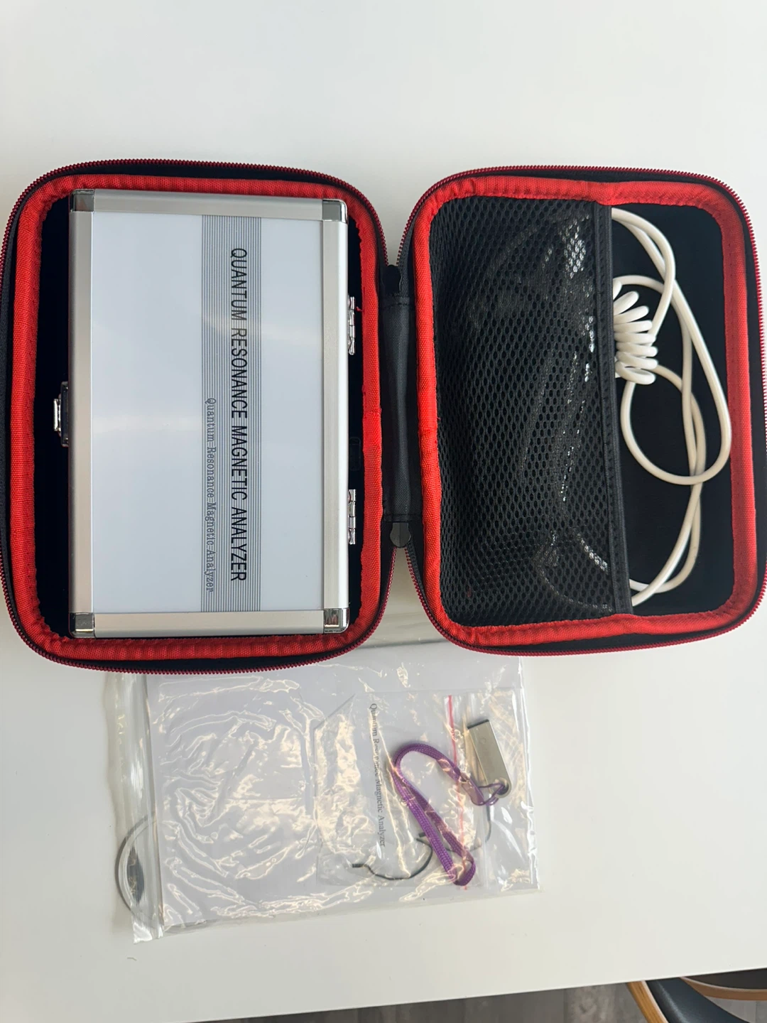 Quantum Resonance Magnetic Analyzer with Case