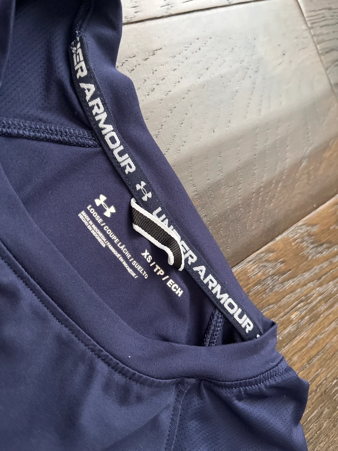 Under Armour Navy Blue T-Shirt XS - photo 2