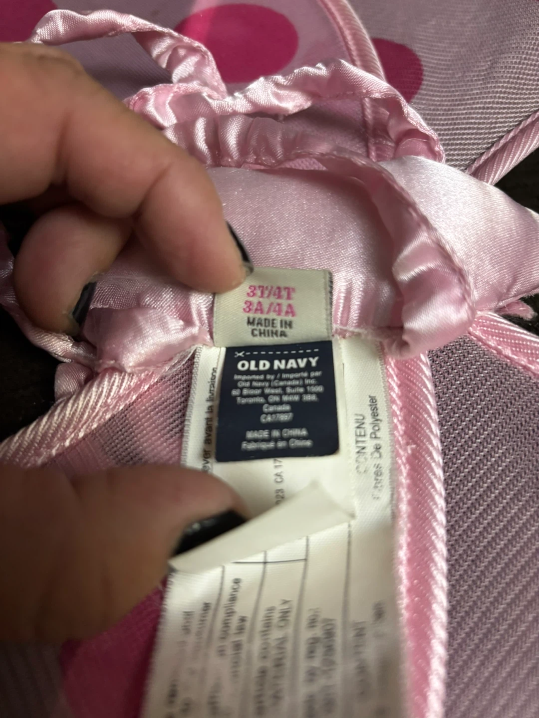Old Navy Pink Polka Dot Fairy Wings - photo 4