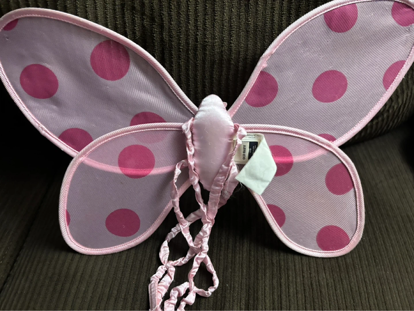 Old Navy Pink Polka Dot Fairy Wings - photo 3