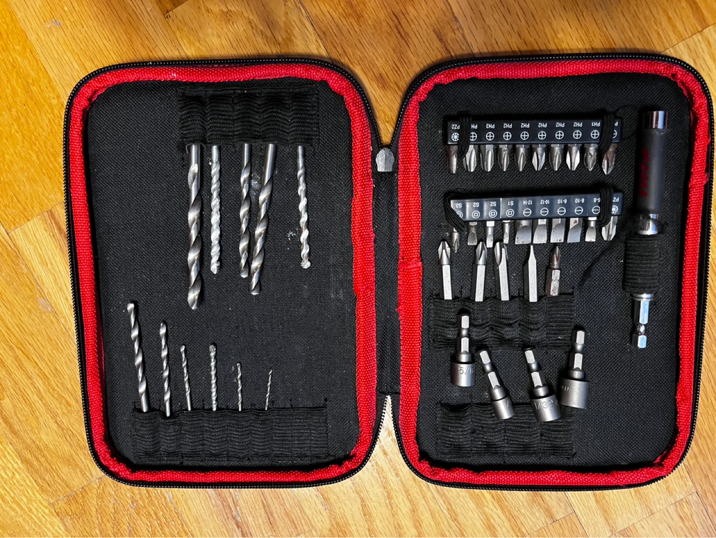 Assorted drill bits