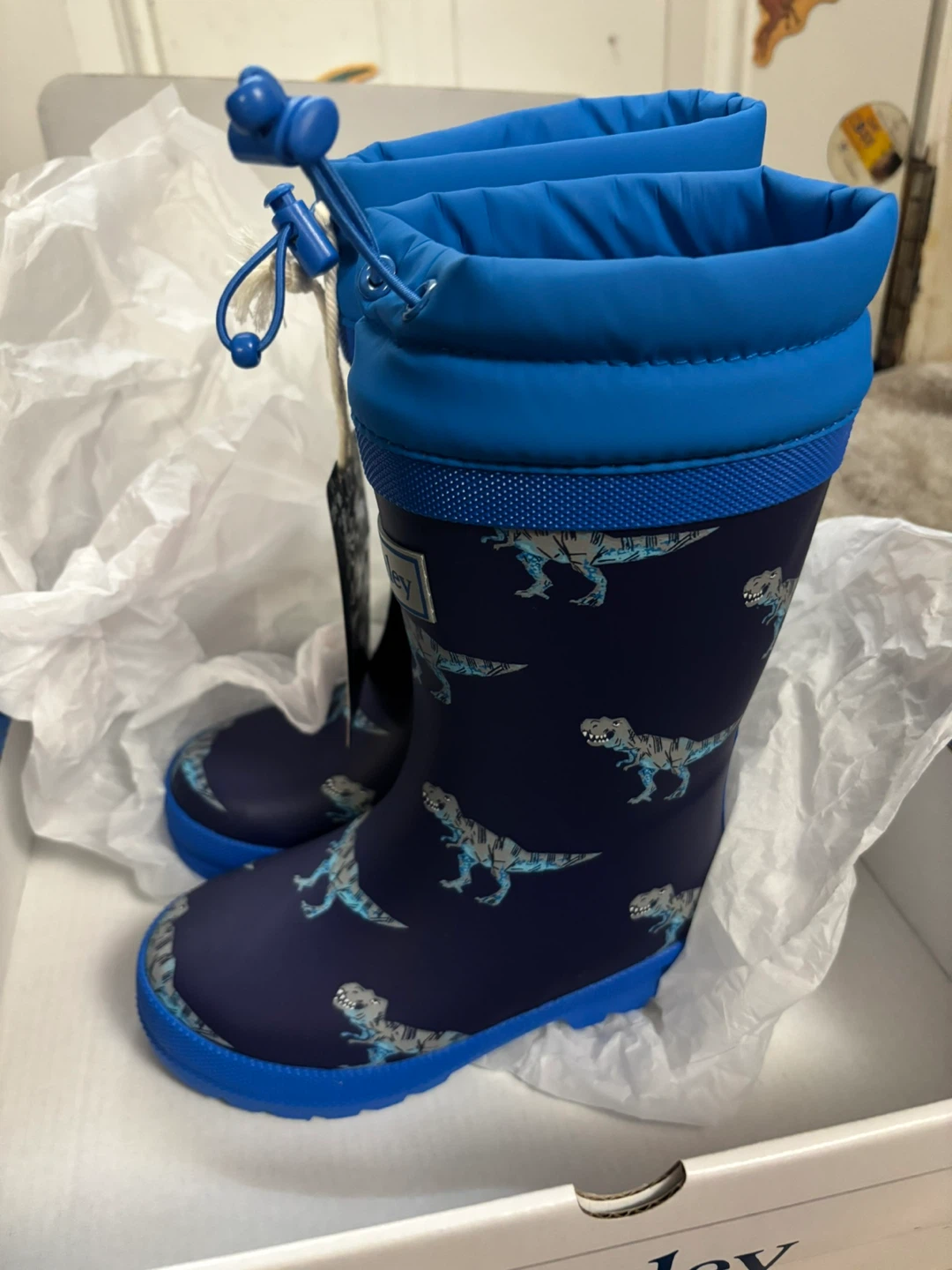 Hatley Kids Sherpa Lined Rain Boots ~ Size 10 - photo 3