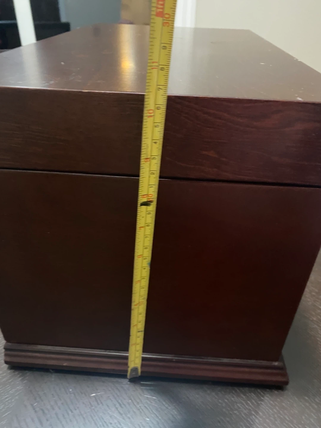 Wooden Jewellery Box with Key - photo 5