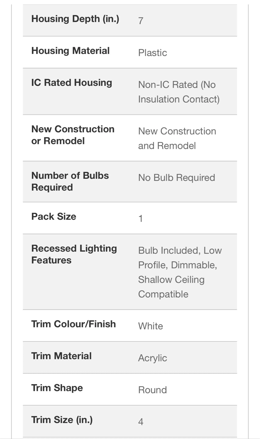 New 4-inch Smart Color Changing White Slim LED Recessed Lighting - photo 5