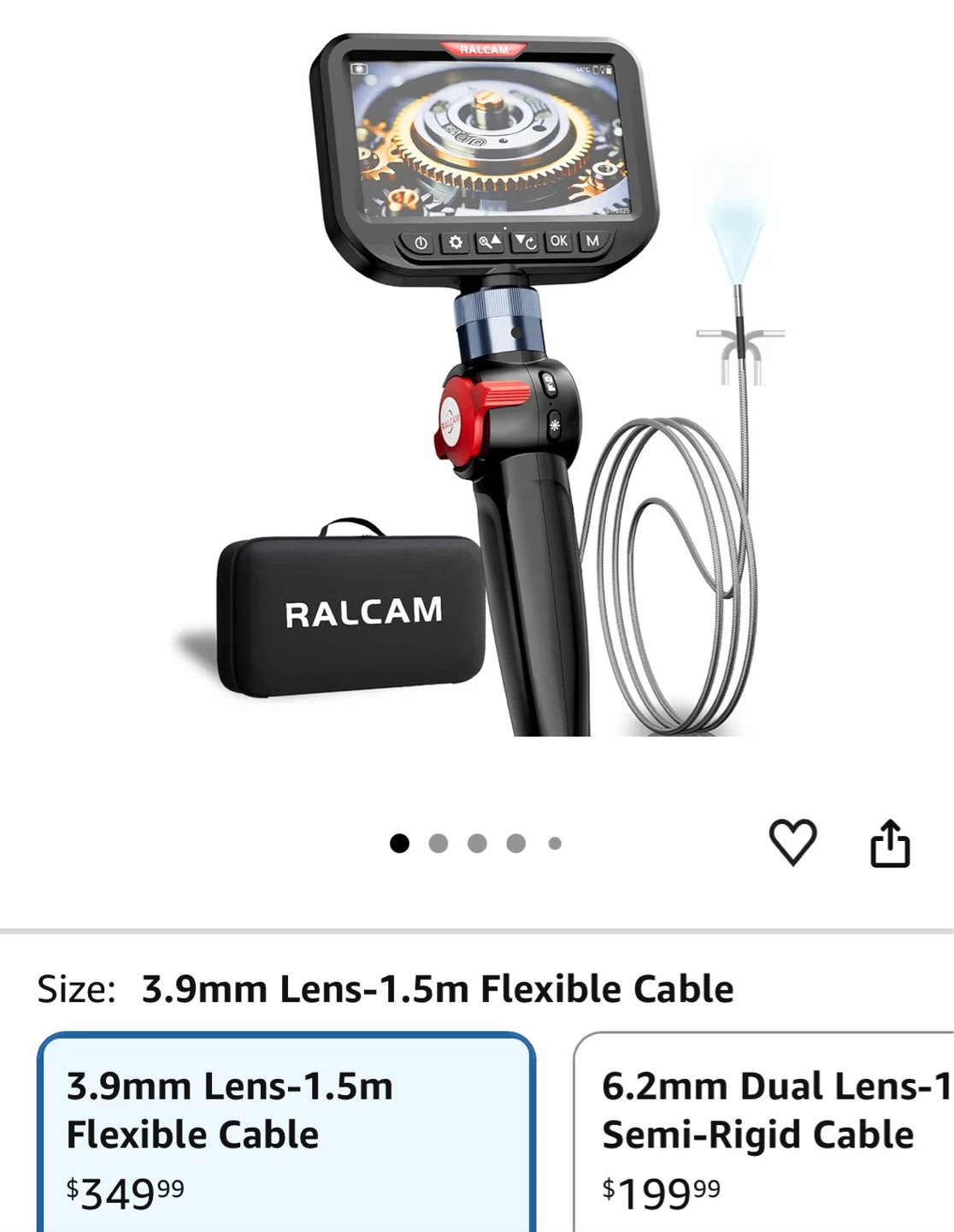 3.9mm Two-Way Articulating Borescope