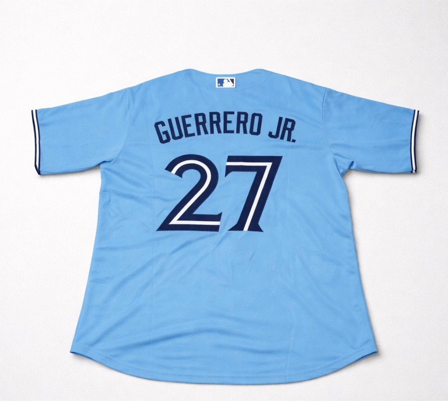 Toronto Blue Jays Guerrero Jr. #27 Powder Blue Jersey, L, XL - photo 3