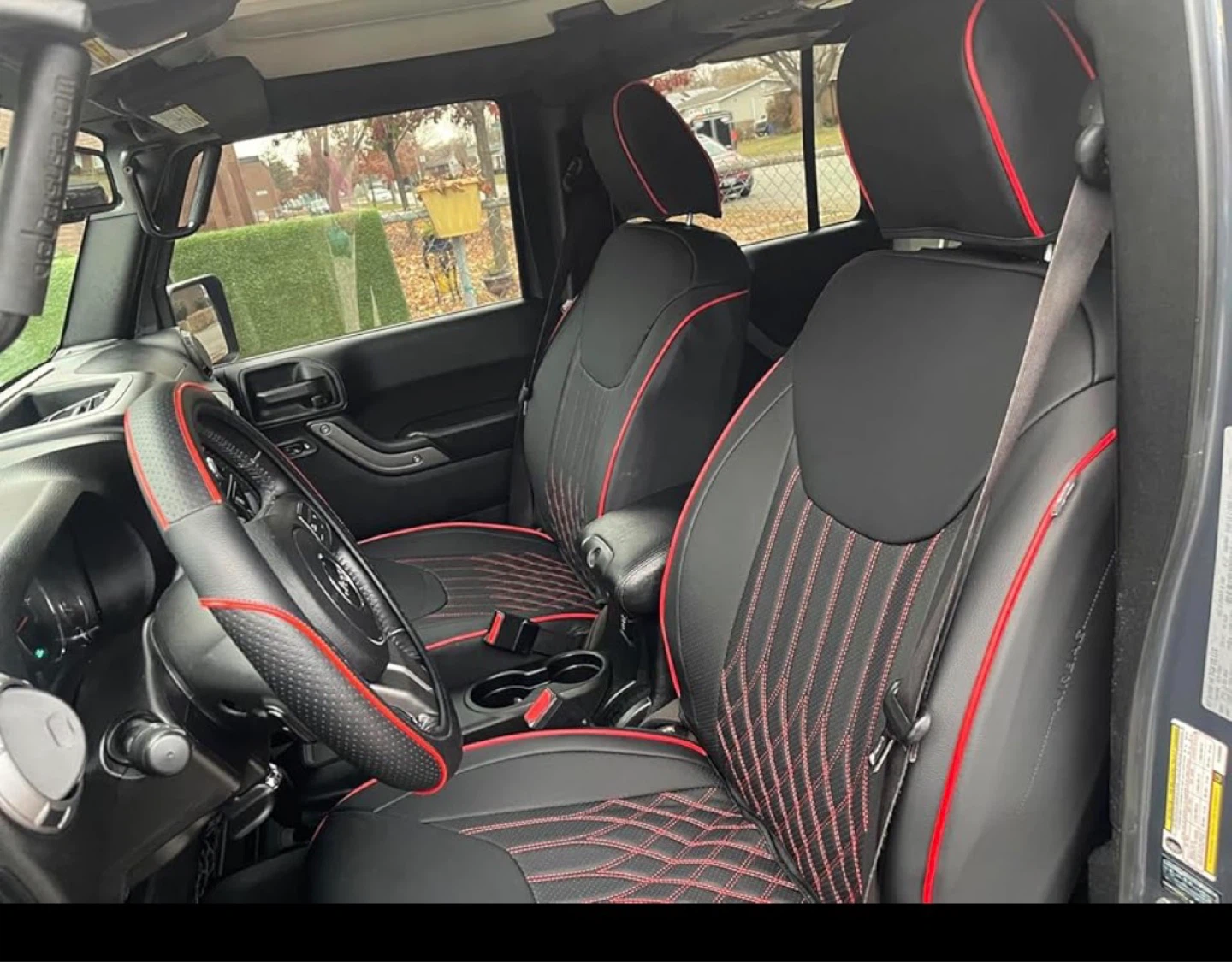 Jeep Wrangler Seat Covers JL 2018-2026 w/o Rear Cup Holder