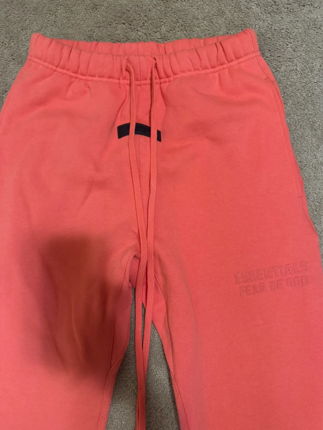 Fear of God Essentials Sweatpants Coral XS - photo 2