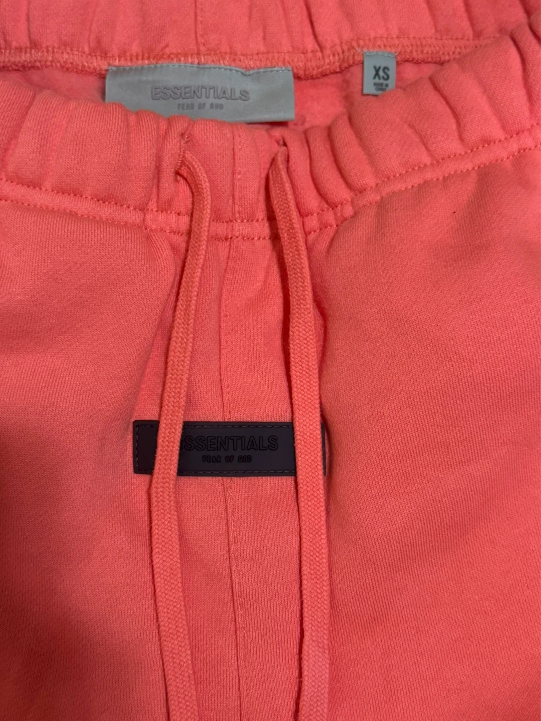 Fear of God Essentials Sweatpants Coral XS - photo 4