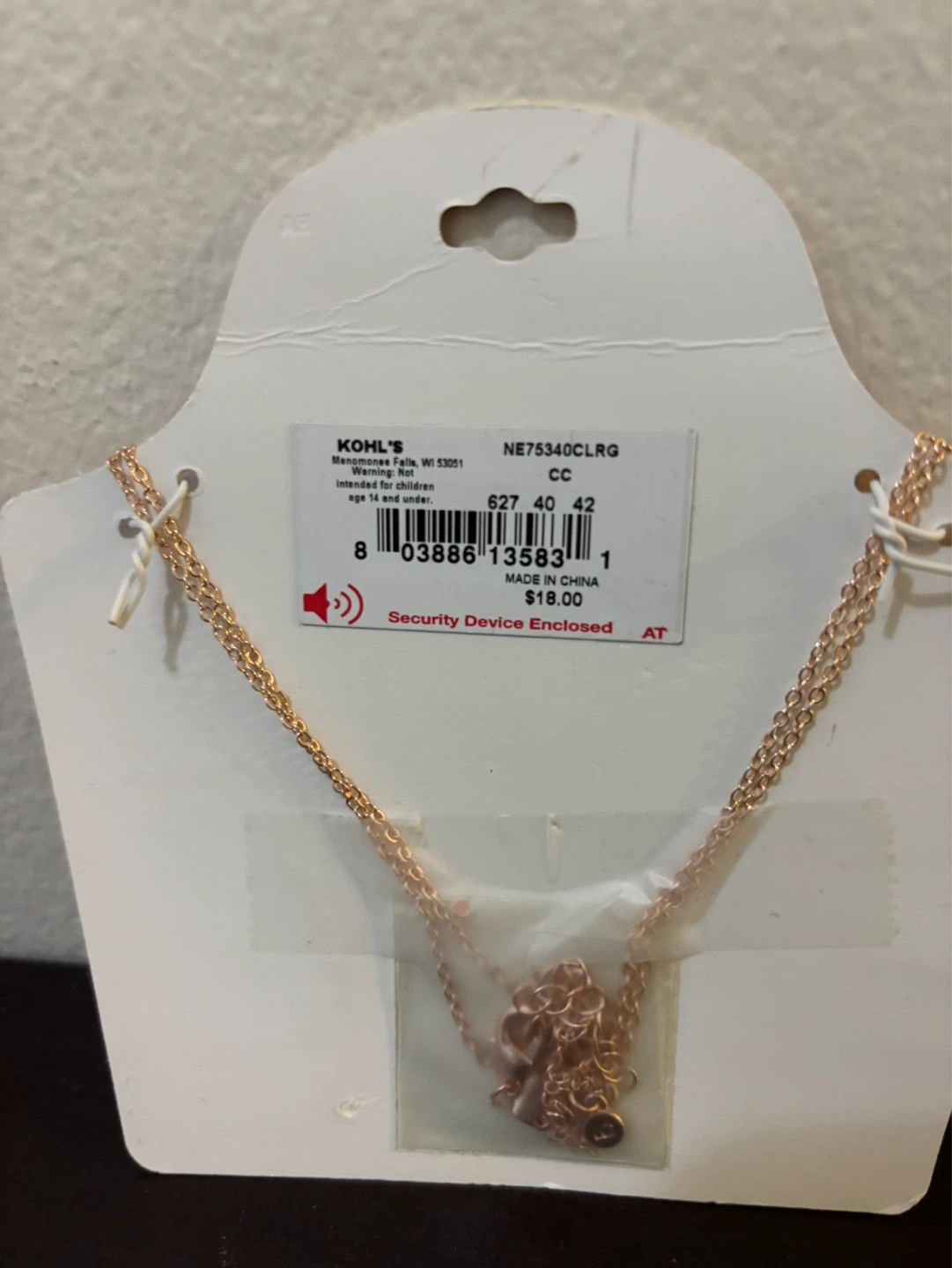 NEW-Lauren Conrad Rose Gold Tone Layered Flower Necklace - photo 2
