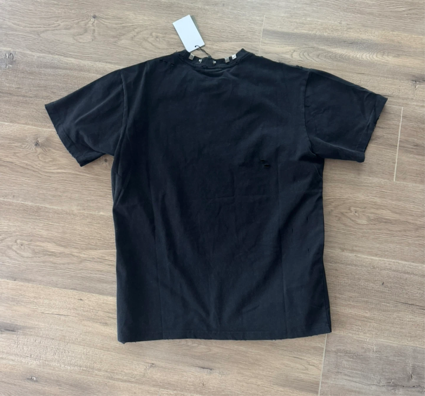 Black Studded Neck T-Shirt - photo 3