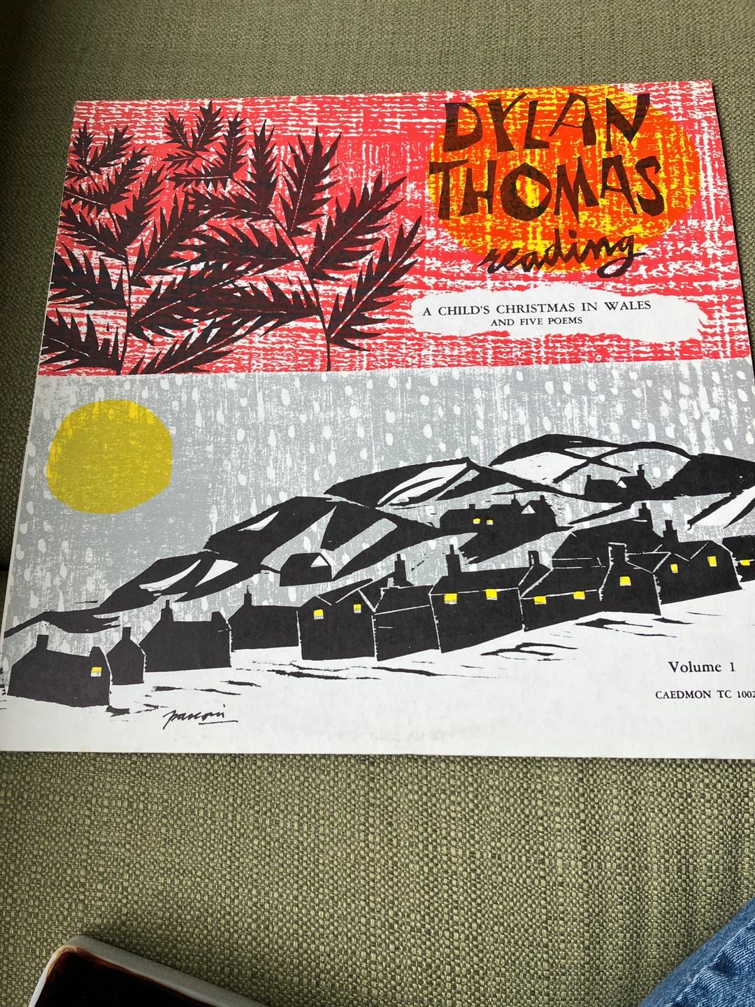 Dylan Thomas Reading A Child's Christmas in Wales Volume 1 LP