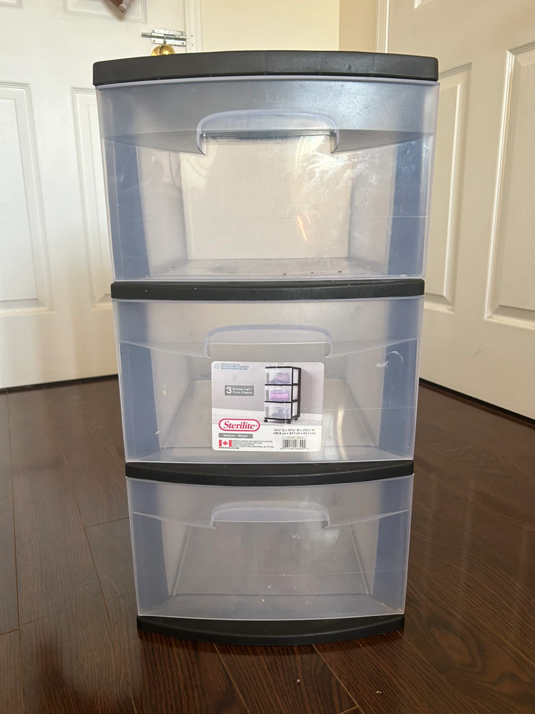 Sterilite 3 Drawer Cart - photo 2