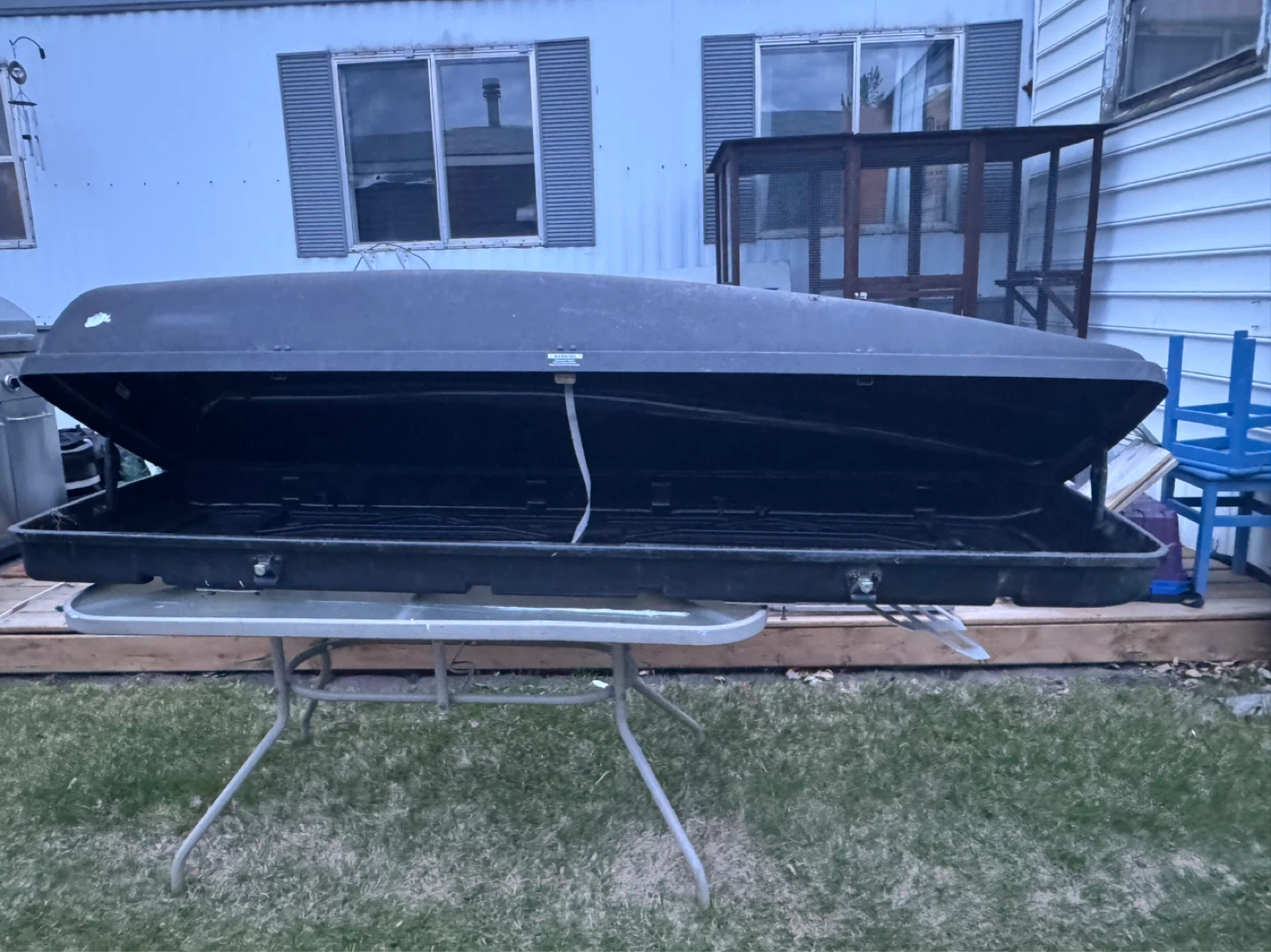 Black Cargo Roof Box - photo 2