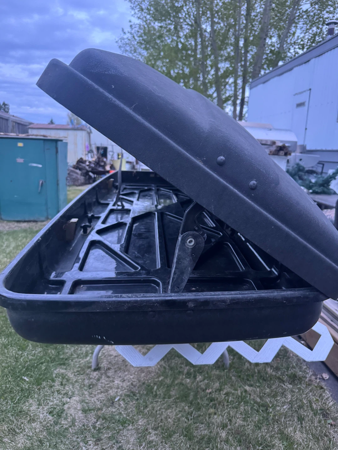 Black Cargo Roof Box