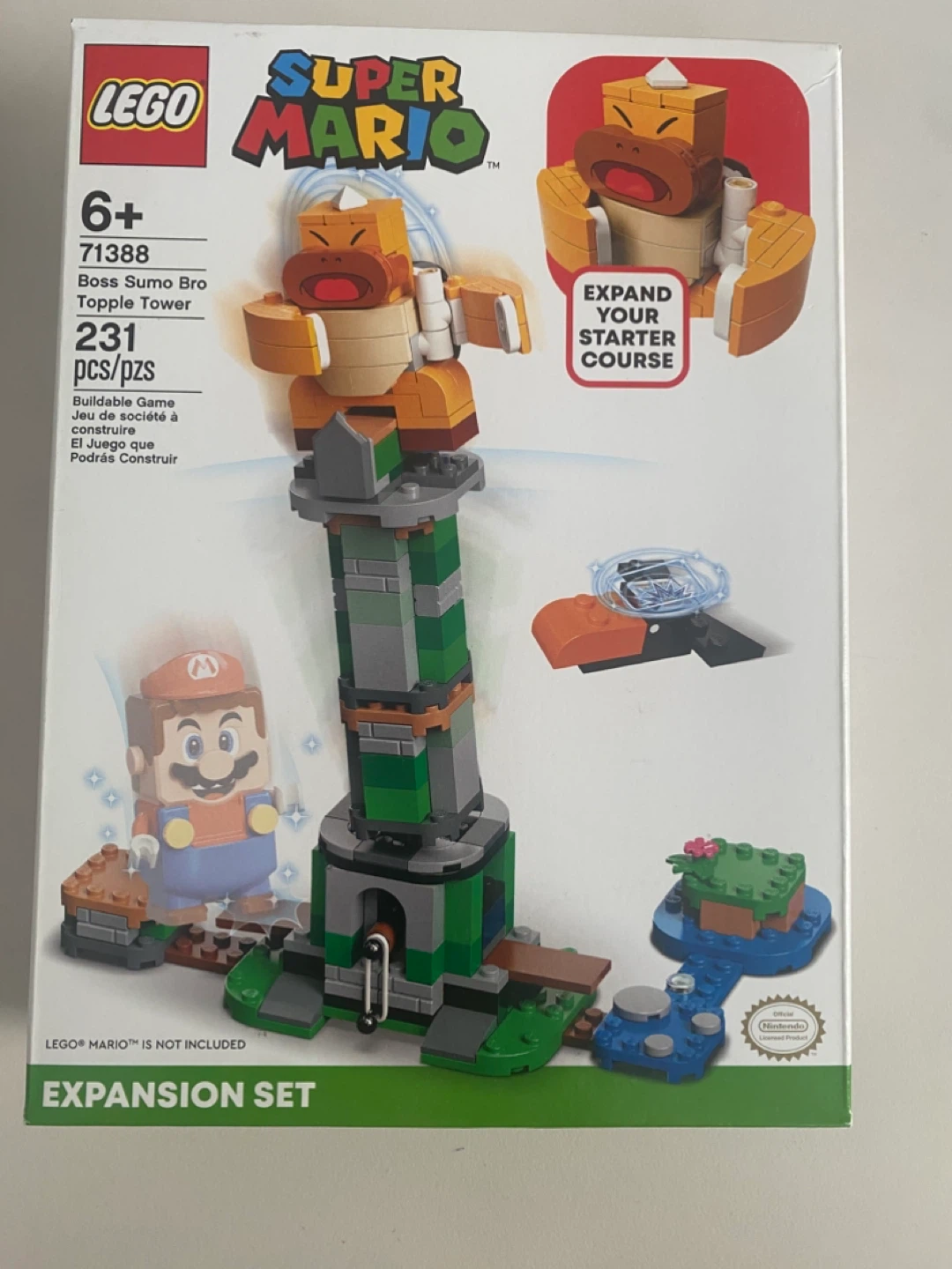 LEGO Super Mario 71388 Boss Sumo Bro Topple Tower Expansion Set - photo 2