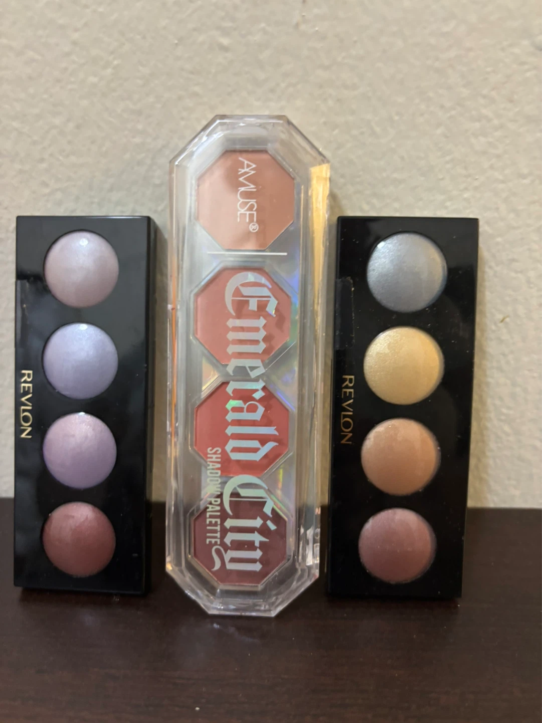 BRAND NEW-Revlon & Amuse Eyeshadow Palettes 3 pcs