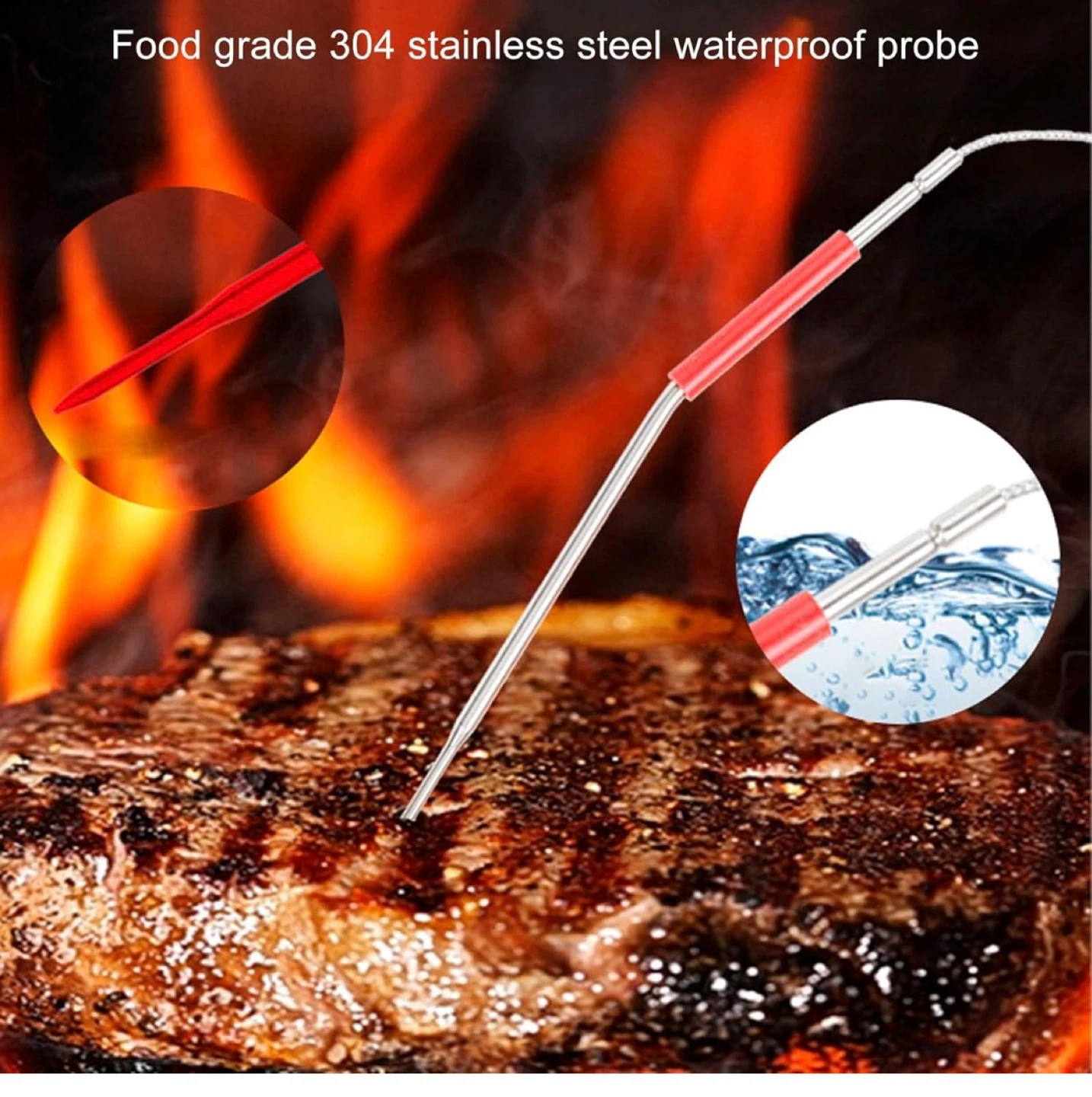 Brand New Meat Temperature Probe Smart Bluetooth 4 Probes - photo 3