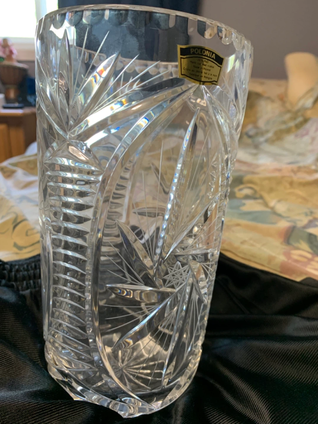 Vintage Crystal Vase 24% lead Crystal, new! - photo 2