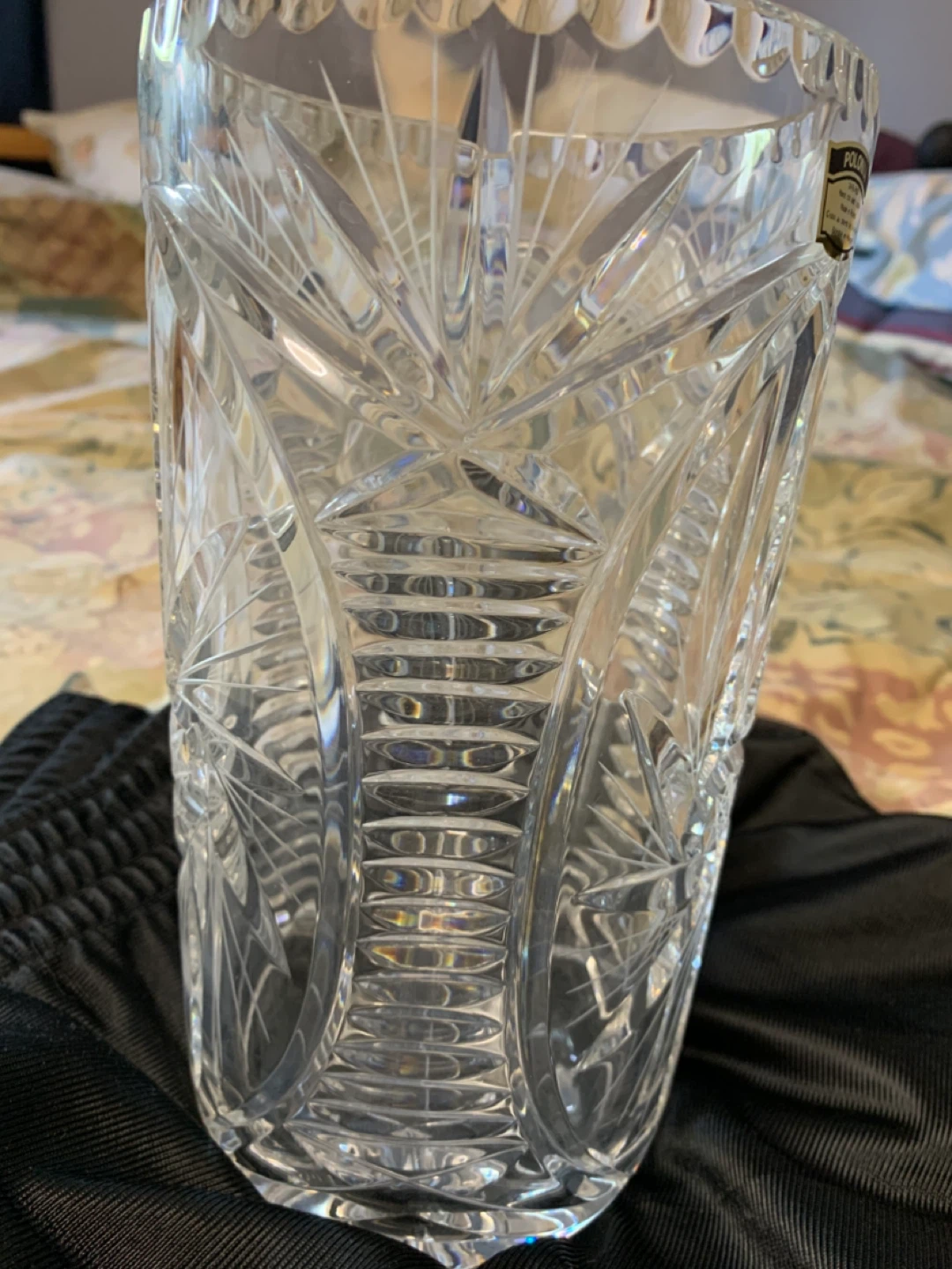 Vintage Crystal Vase 24% lead Crystal, new! - photo 3