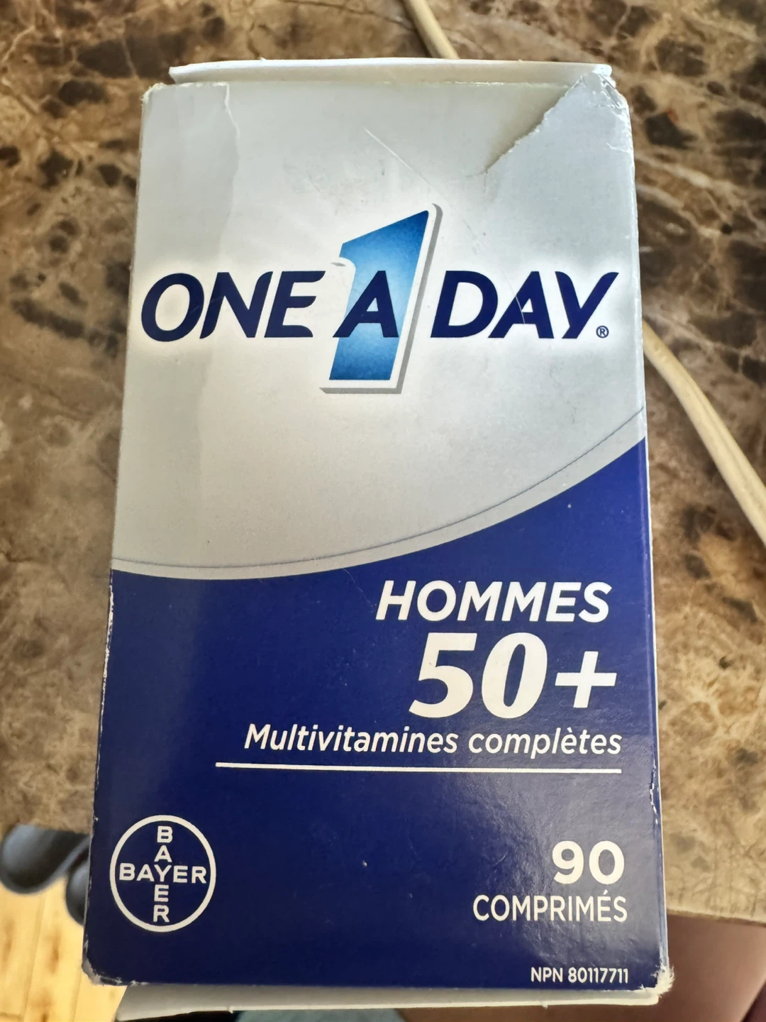 One A Day Hommes 50+ Multivitamines Complètes - 90 comprimés