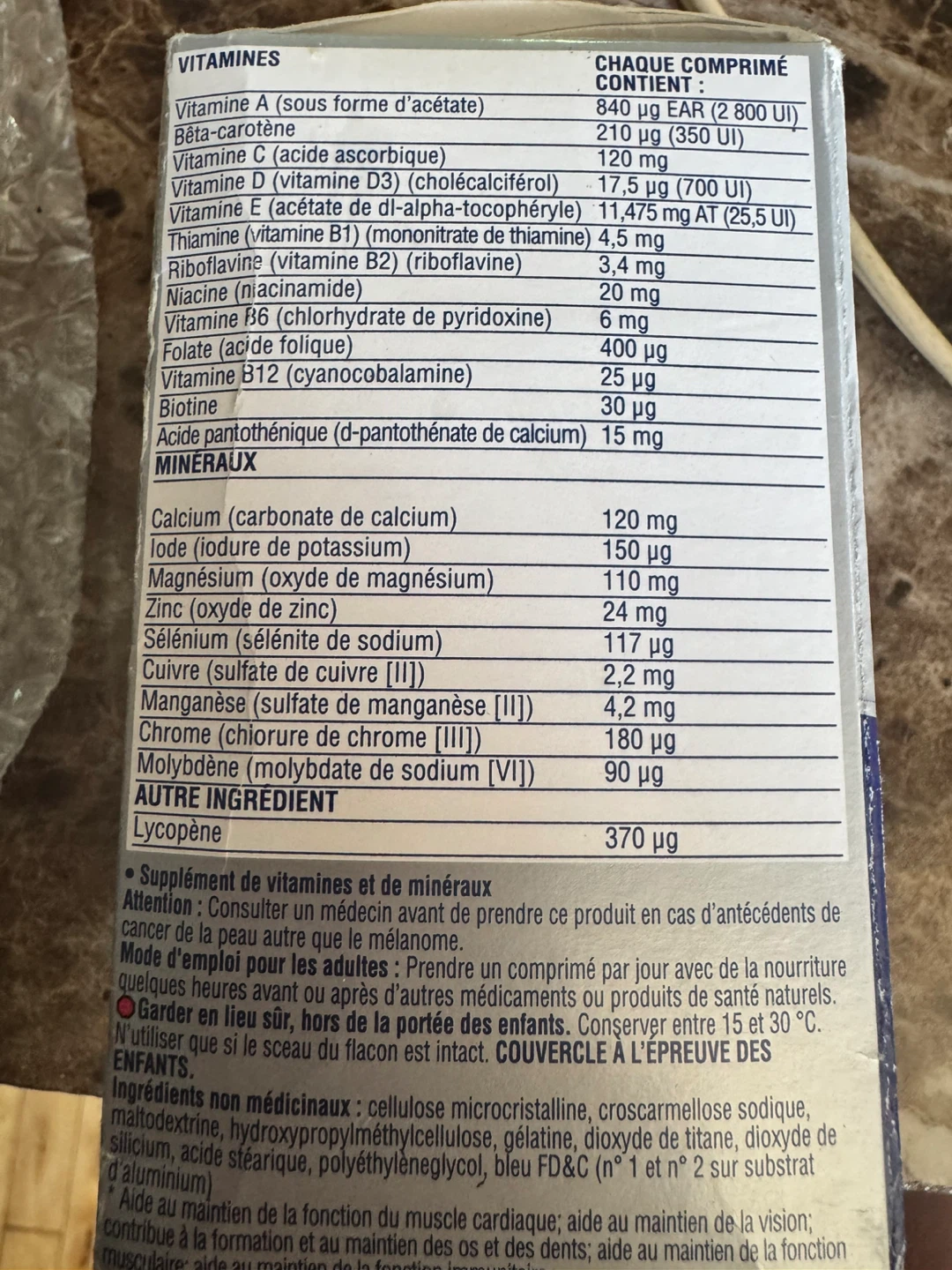 One A Day Hommes 50+ Multivitamines Complètes - 90 comprimés - photo 2