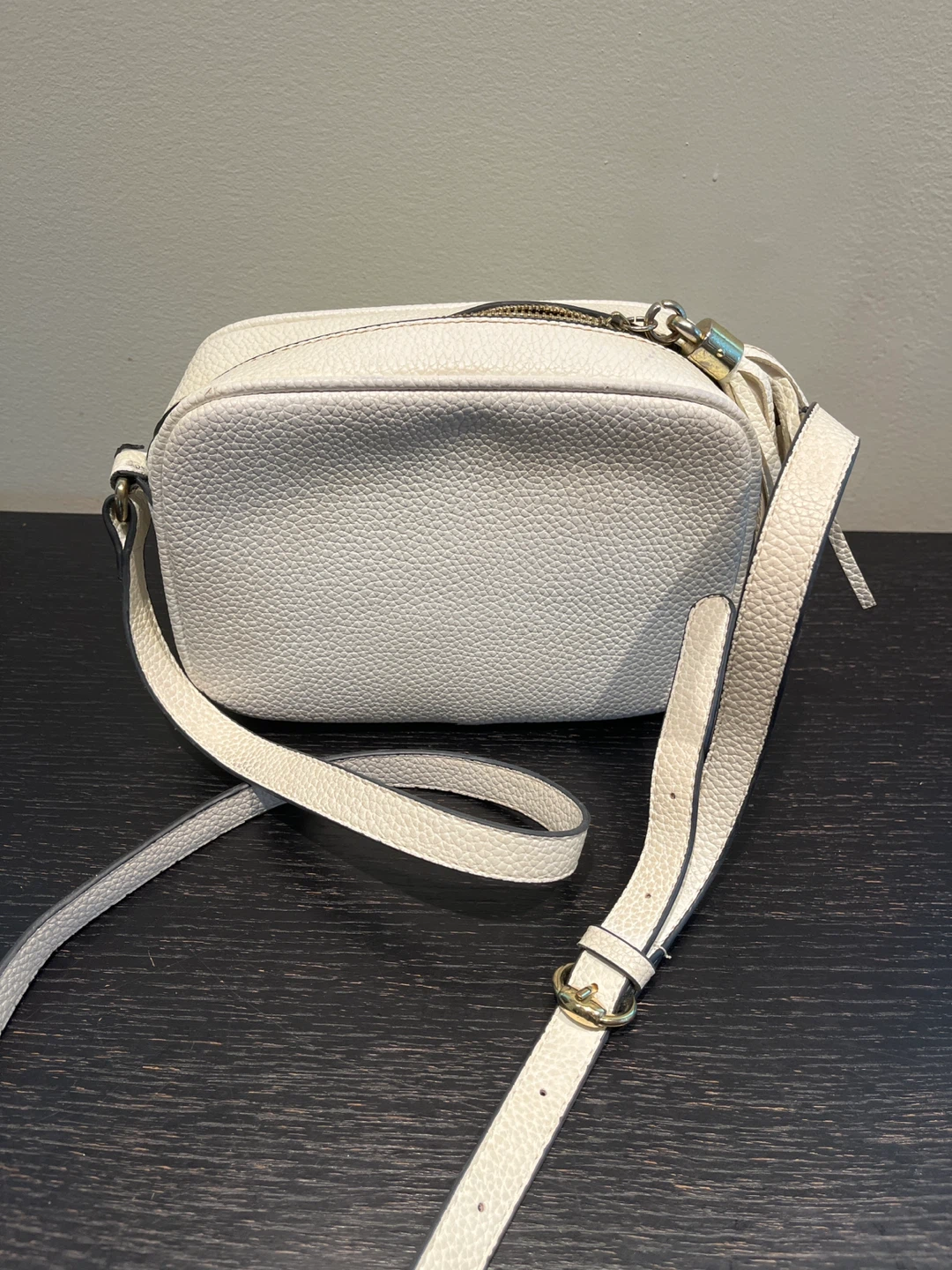GG White Leather Bag - photo 2