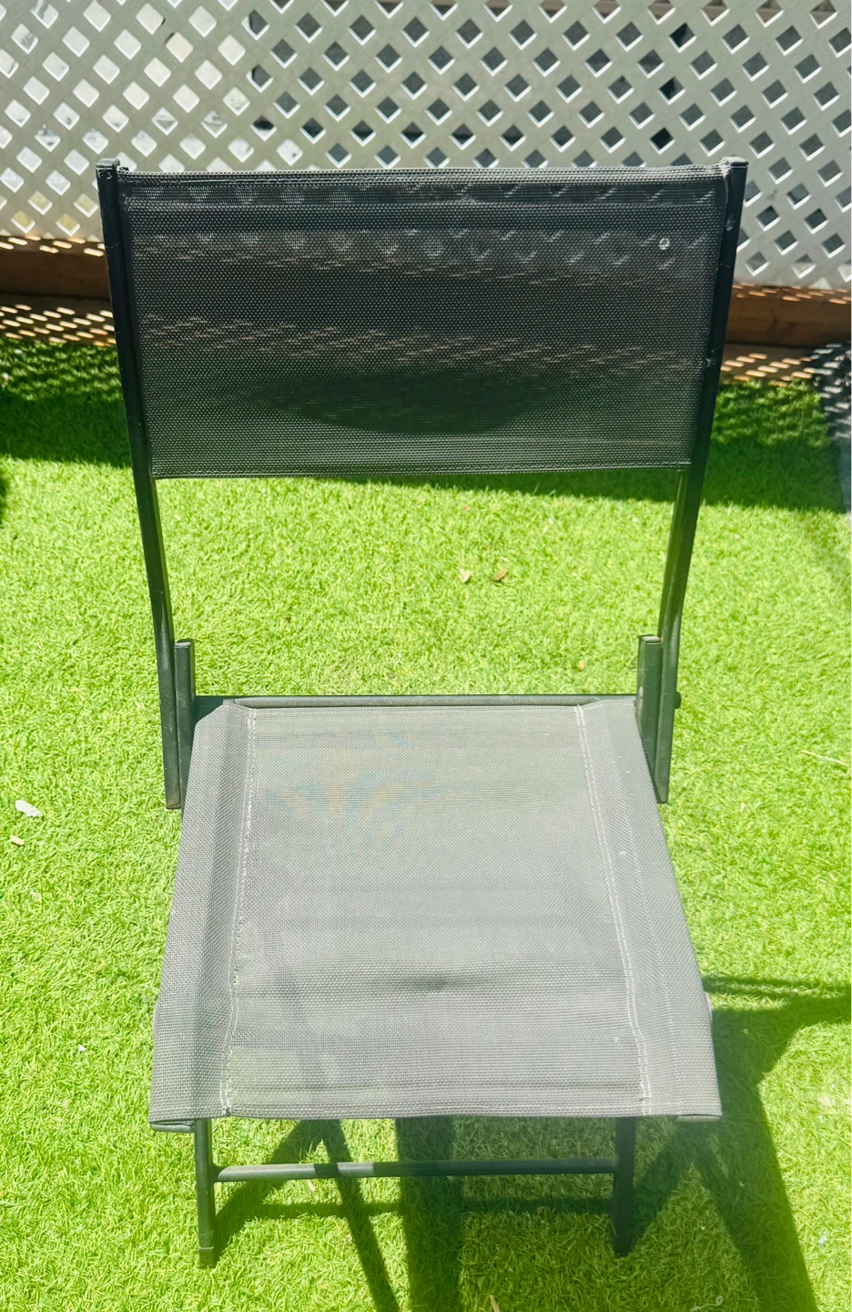 Lot 2 Chaise pliante grise - photo 2