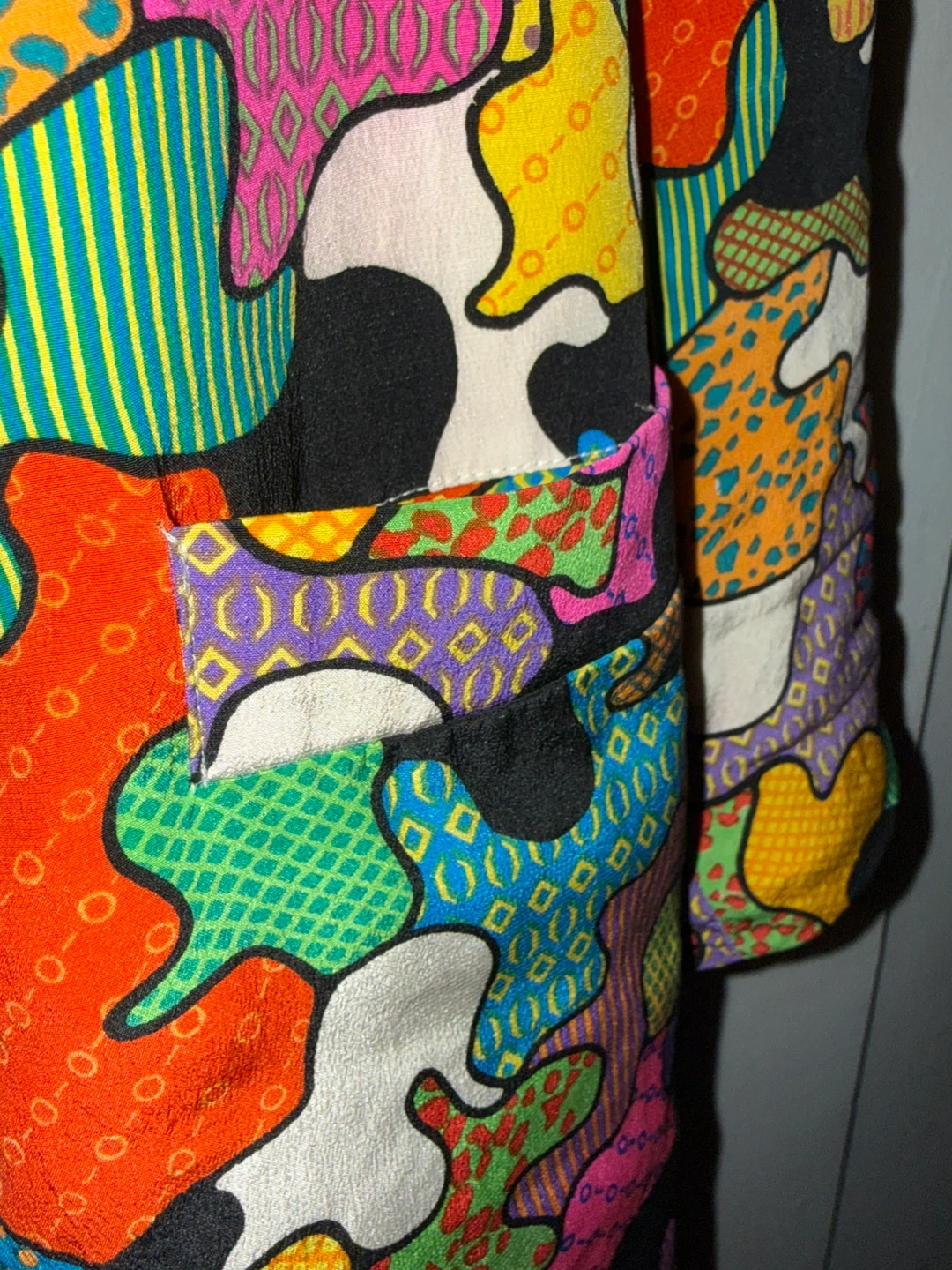 100% Silk Blazer Size L - photo 3