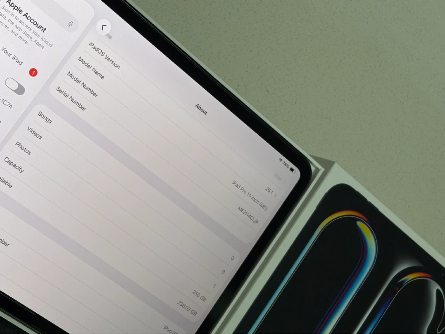Apple iPad Pro 11 M5 Wifi + 5G Cellular 6th Generation - photo 3