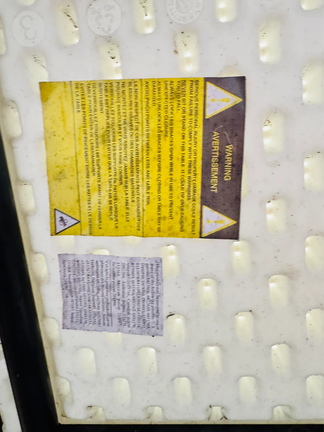 Table pliante portative blanche - photo 4