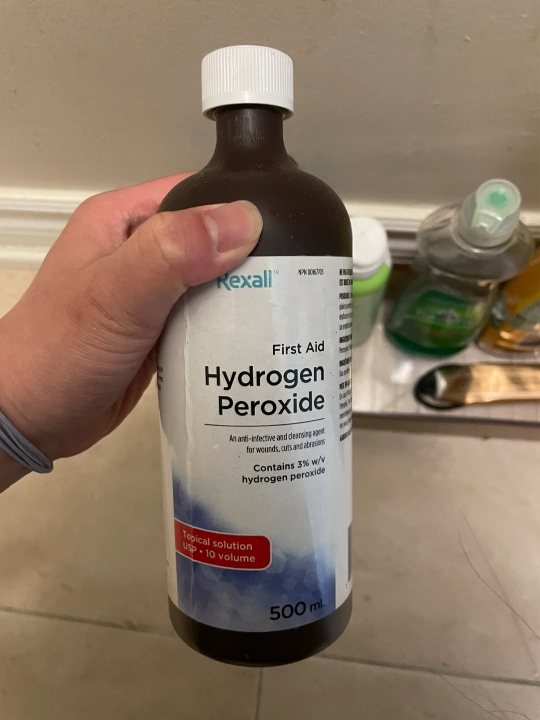 Rexall First Aid Hydrogen Peroxide 500 mL