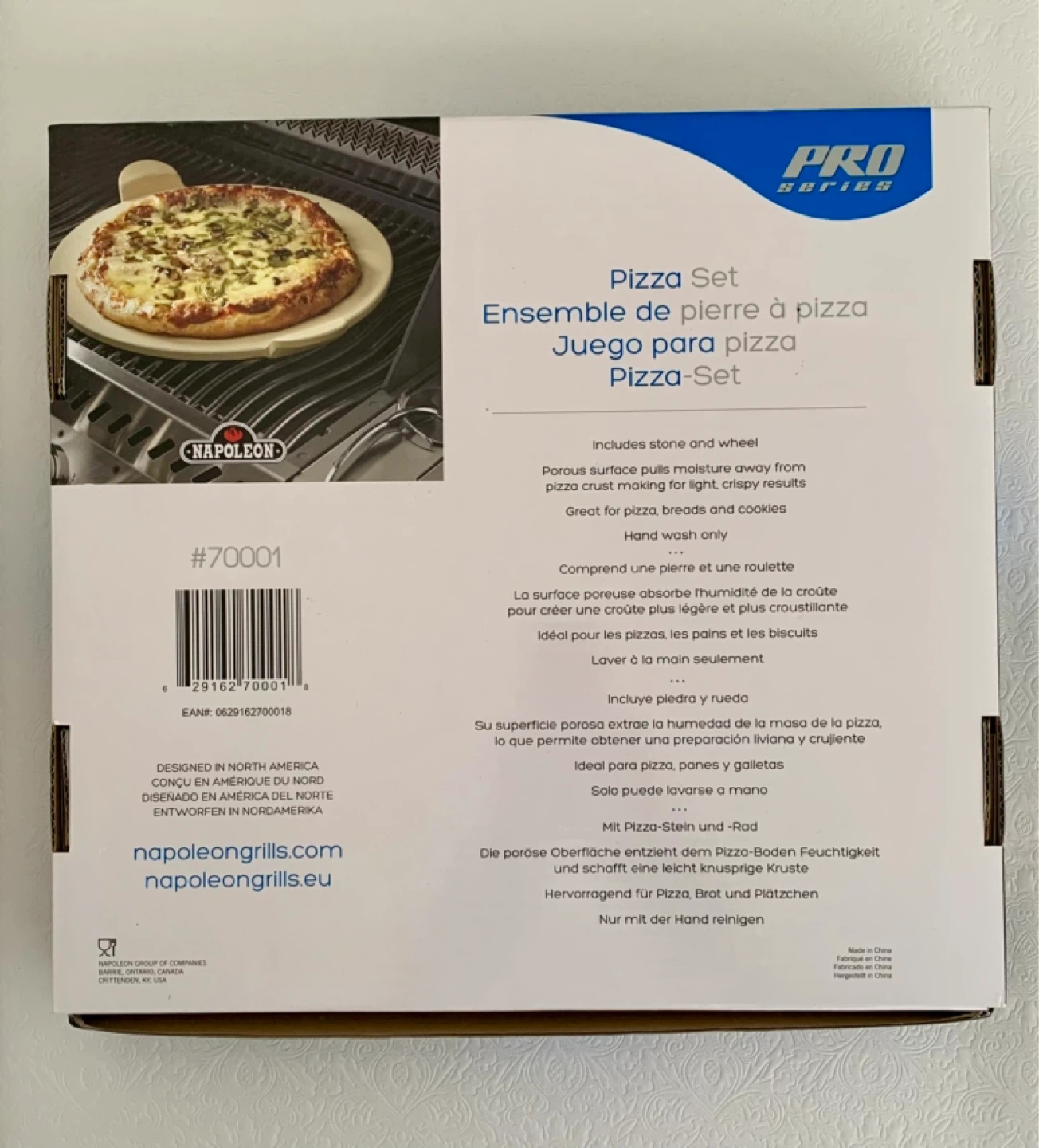 Napoleon 15” Pro Pizza Stone and Wheel - photo 2