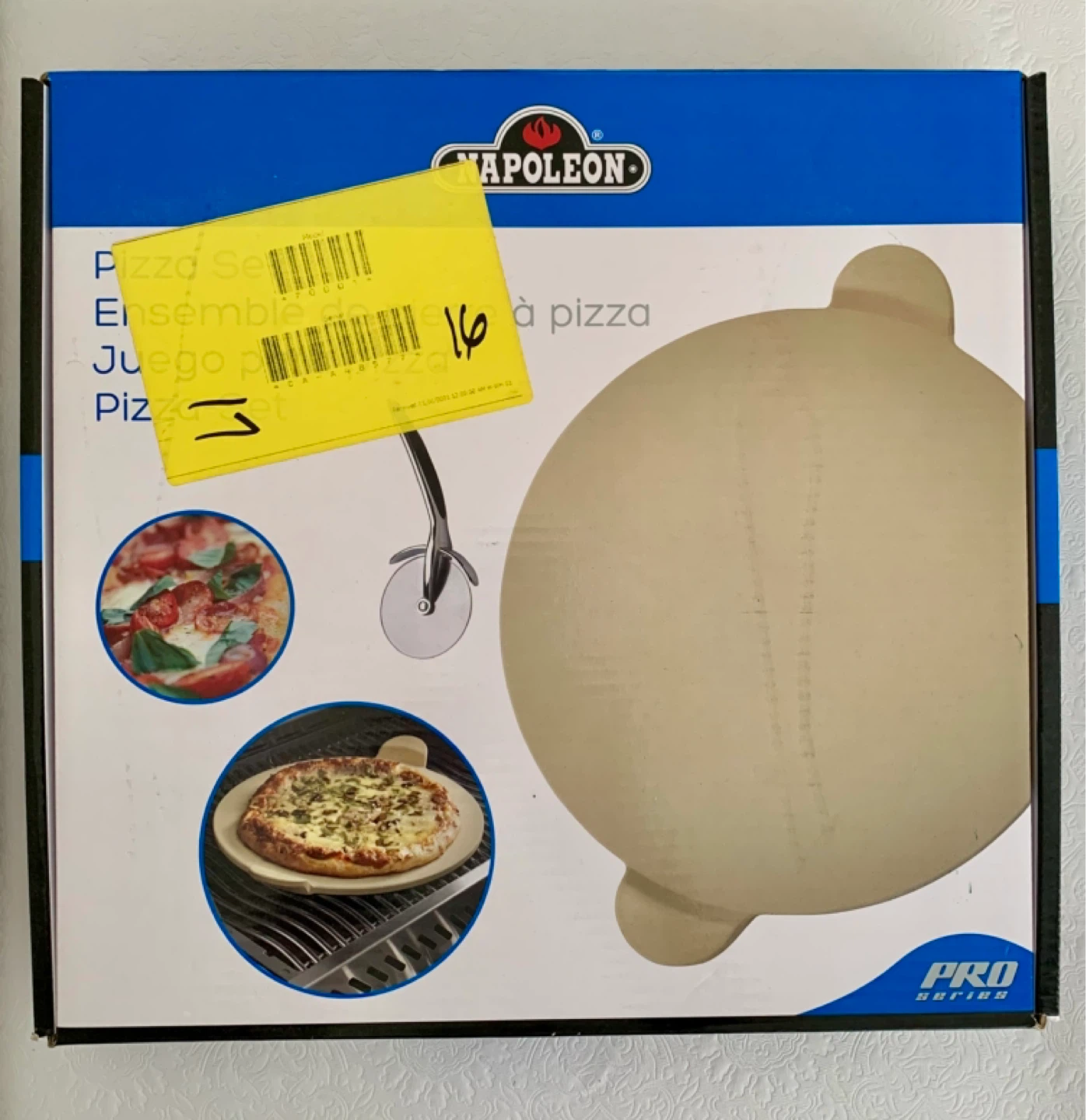 Napoleon 15” Pro Pizza Stone and Wheel