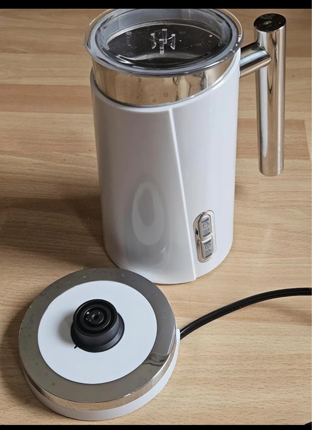 Electric Milk Frother and Steamer - photo 3