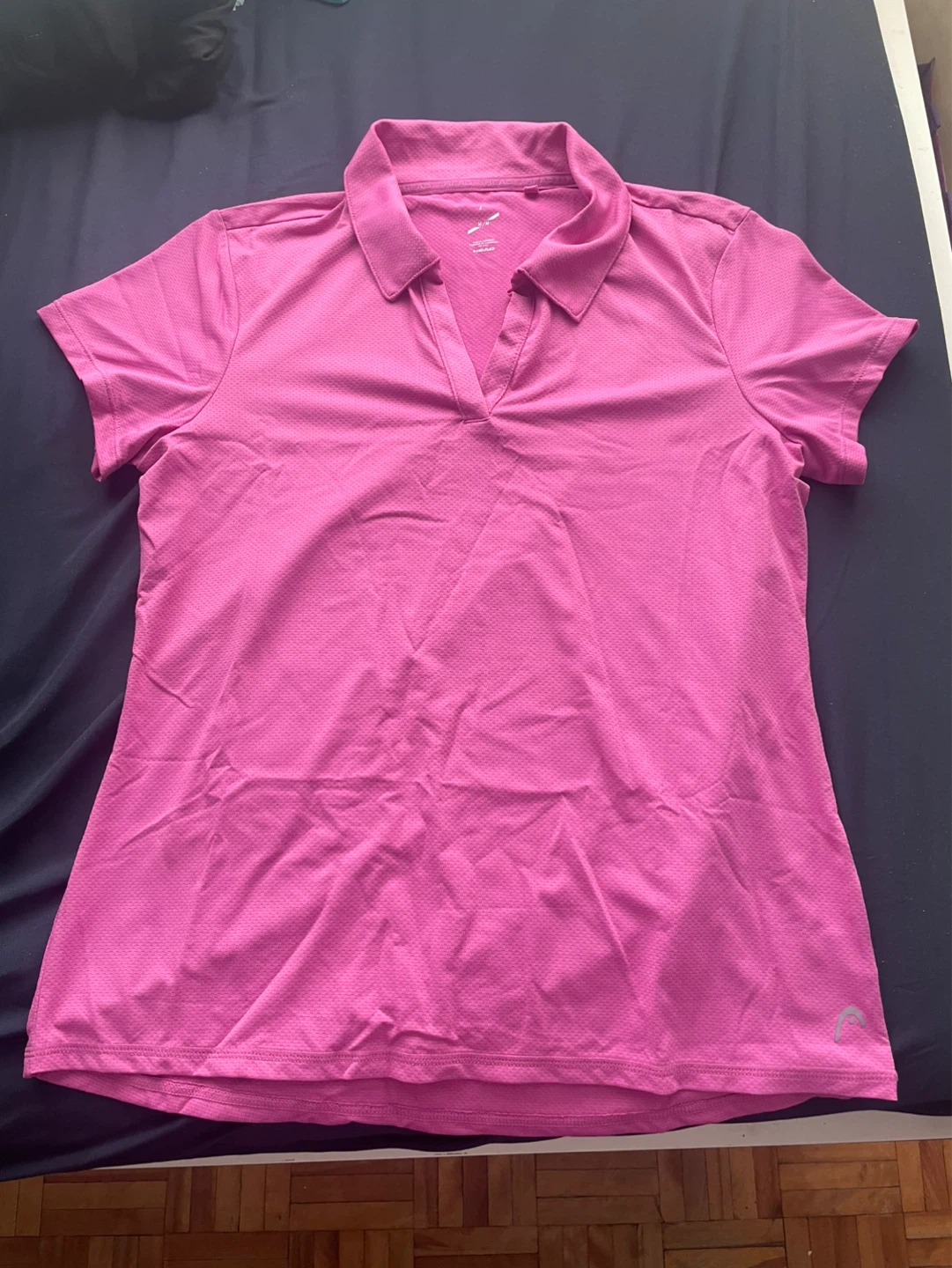 Collared Pink Polo Shirt - Medium