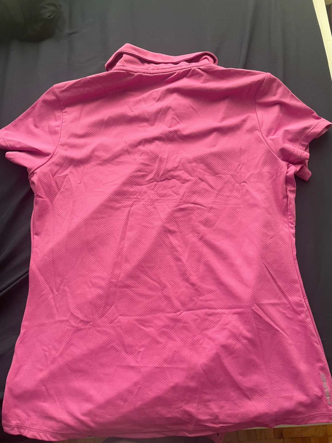 Collared Pink Polo Shirt - Medium - photo 5
