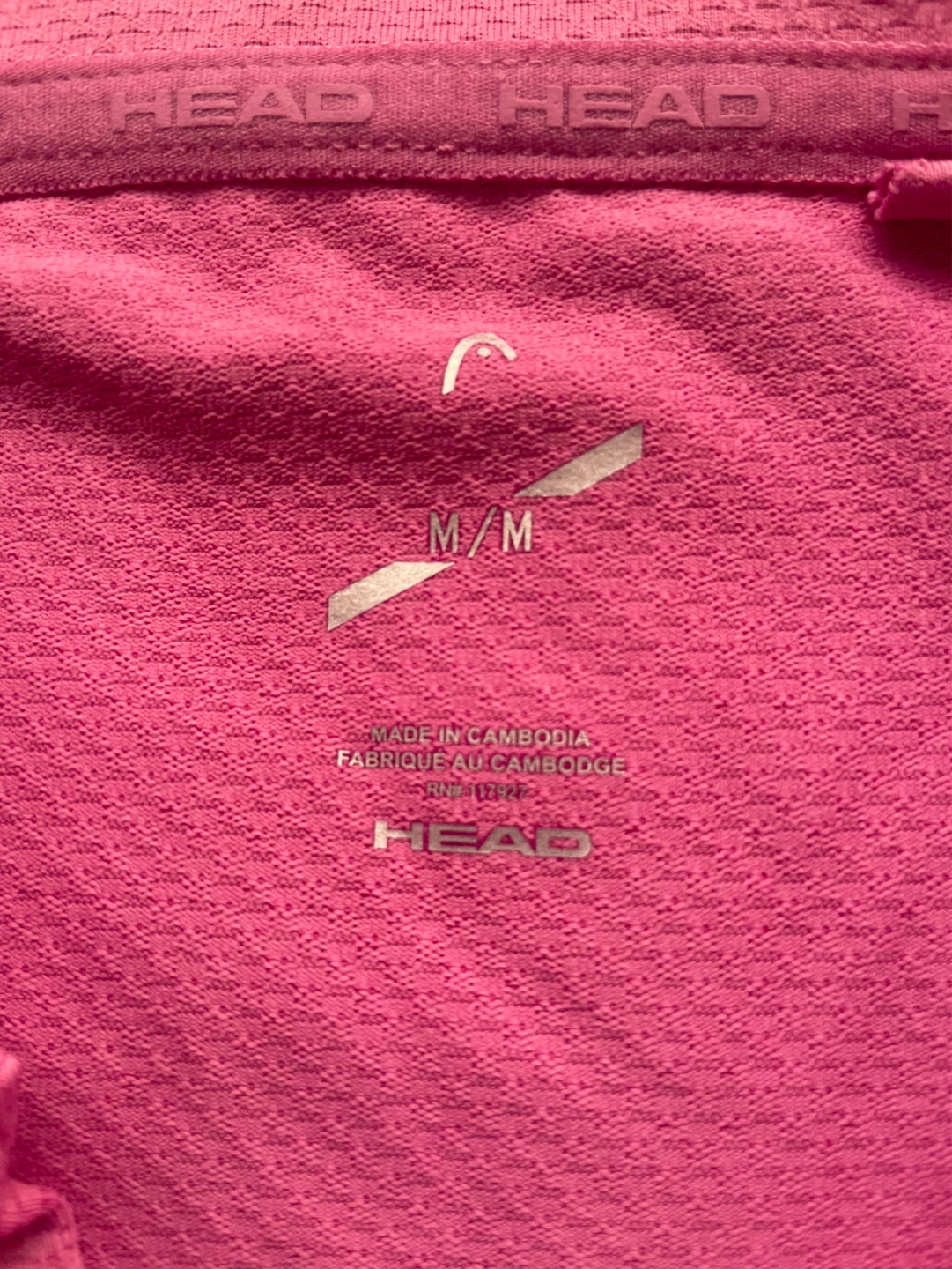 Collared Pink Polo Shirt - Medium - photo 4