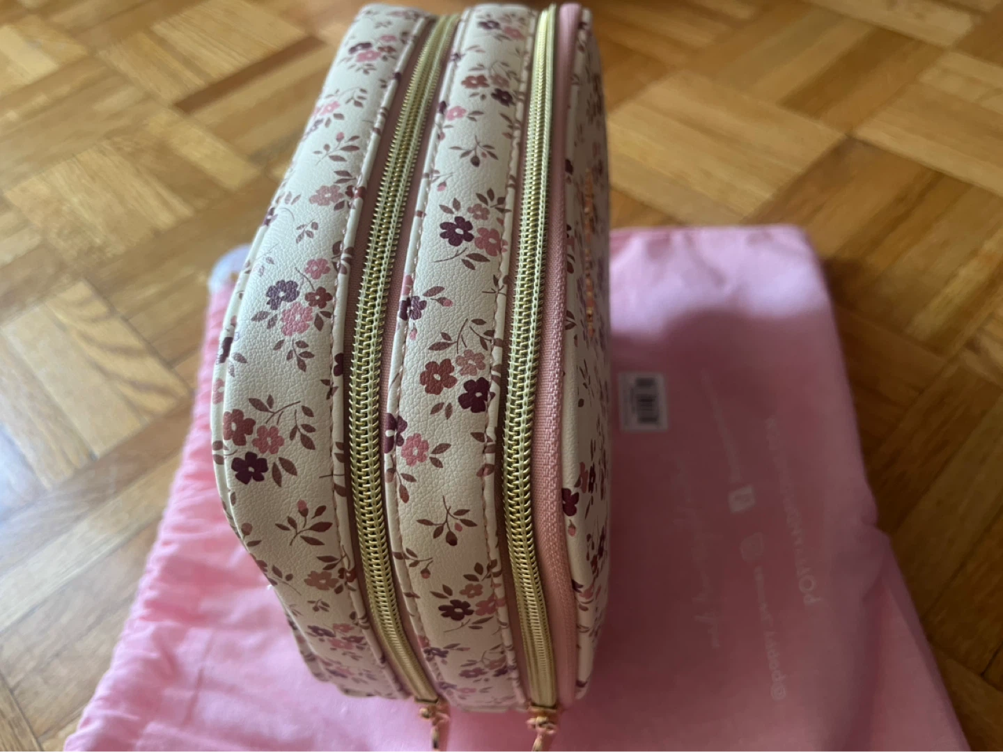 Poppy & Peonies Floral Makeup Bag Organizer - photo 3